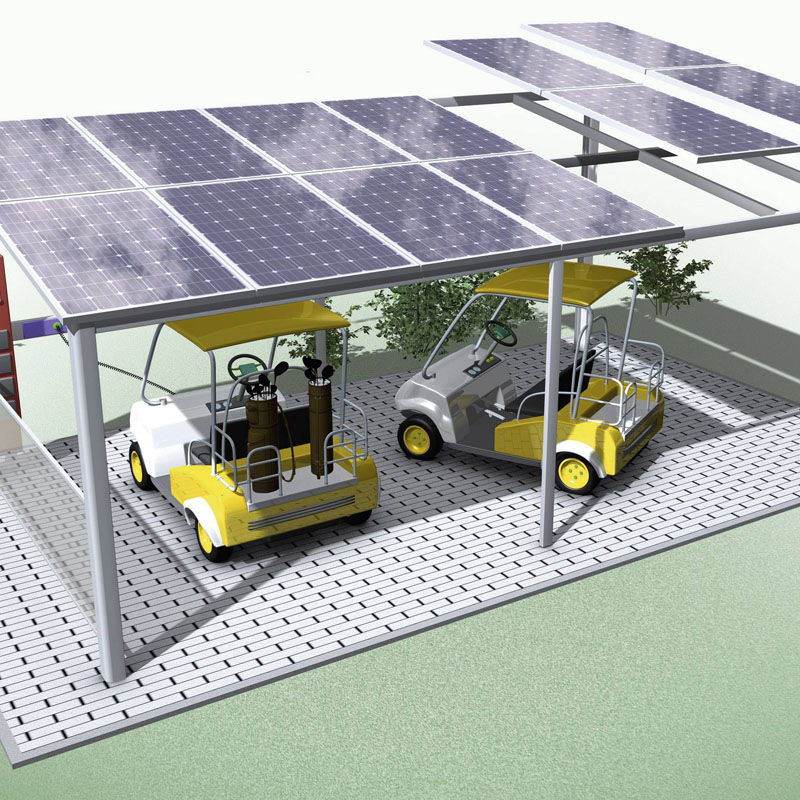Adjustable Carport Solar Panel Rack Manufacturer