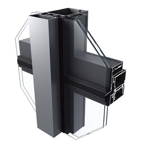 Aluminum Curtain Wall System for Exterior High Buildings