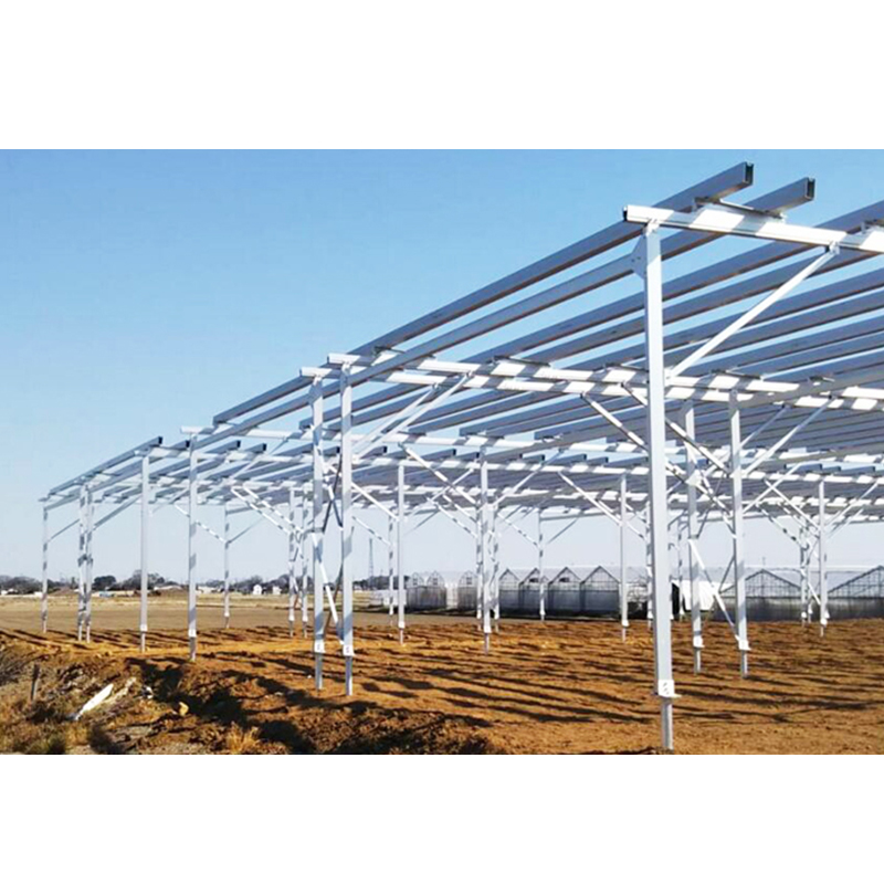 Wholesale Photovoltaic agriculture mounting structure Ground Set Auger Screw Aluminum material Bracket pv structure