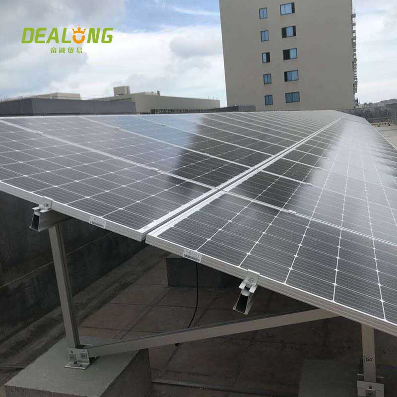 Solar Panel Roof Mounts for Ballasted Tilt Solution