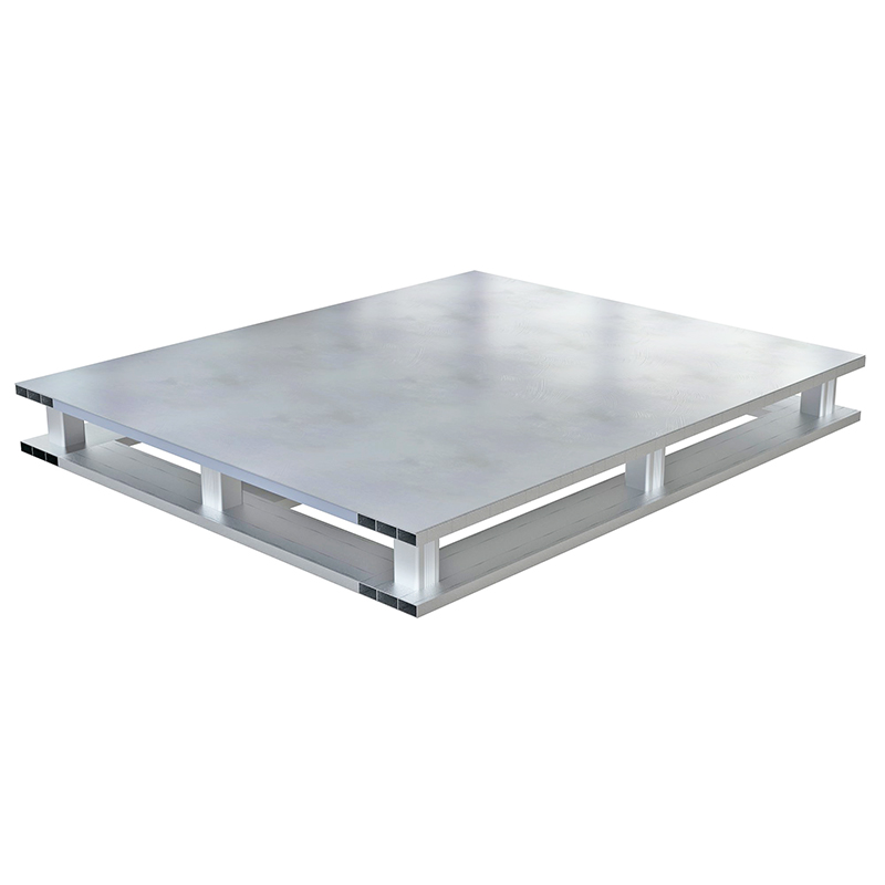 Solid Deck 4-Way Heavy Duty Aluminum Pallet