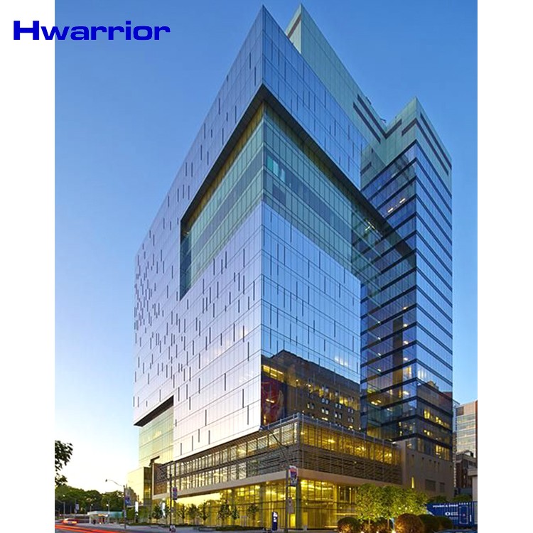 Full tempered glass curtain wall system