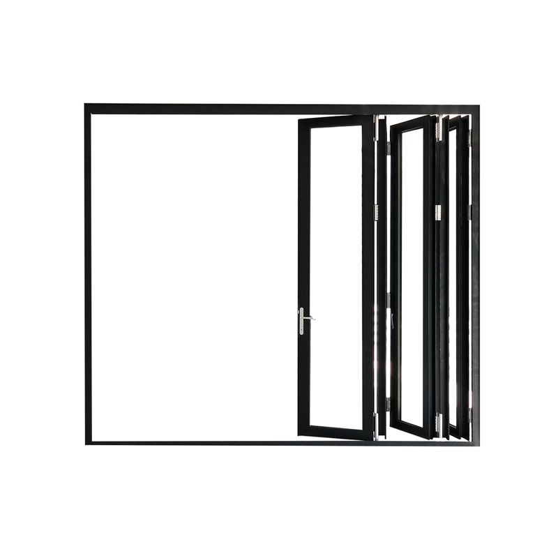 Aluminum Frame Bi-Folding Patio Door Large Opening Door
