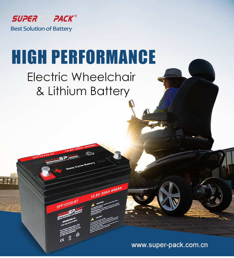 Superpack Lithium 12V35Ah Mobility Scooter Battery