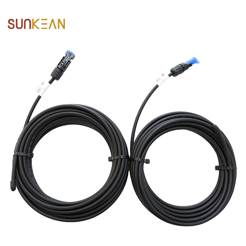 OEM Customized PVCC Solar Extension Cable with DC Waterproof Connector Male Female