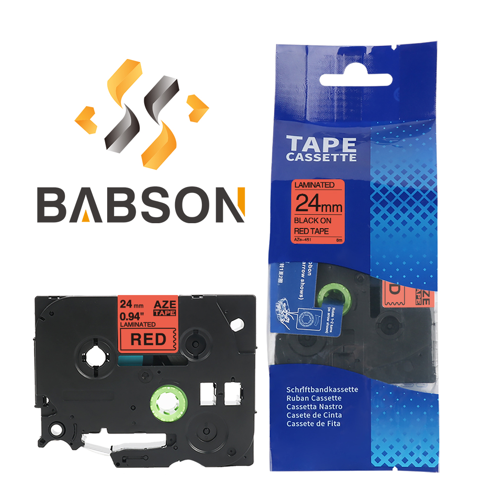 TZe-451(AZe-451) Label Tape Use For Brother PT2200/PT2210/PT2300