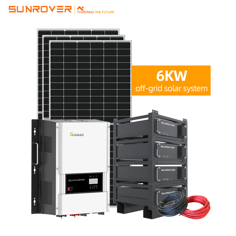 25 Years Warranty 6KW Off Grid Photovoltaic Solar Panel System