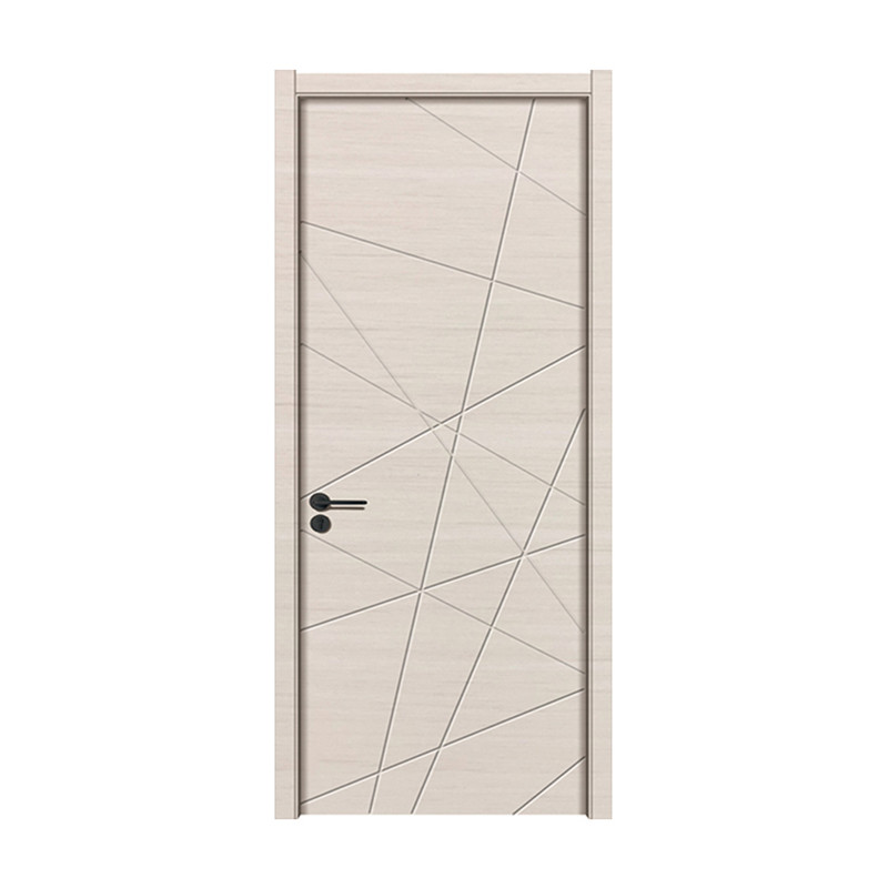 Modern Style Timber Door Interior Bedroom MDF PVC Wood Door High Quality Melamine Wood Door