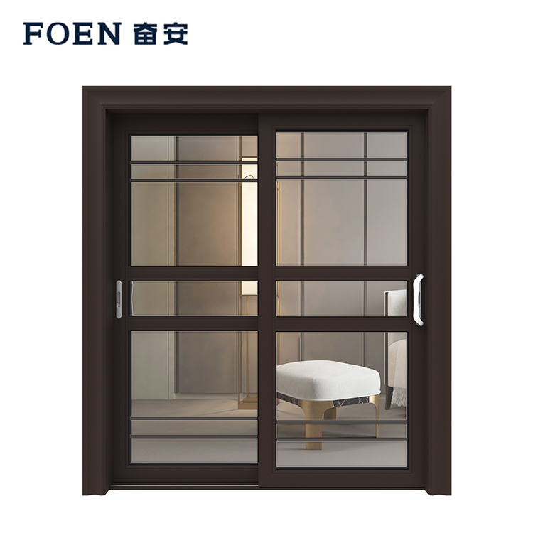 Aluminum Alloy Main Door Design Glass Sliding Door