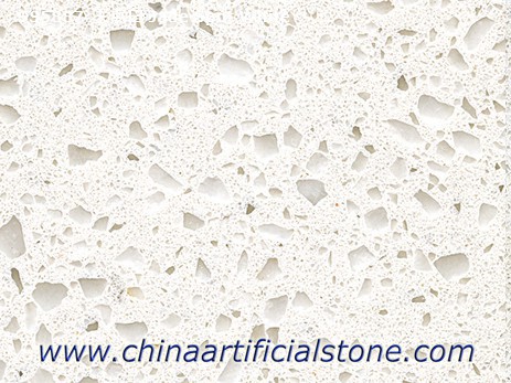 Nougat White Jade Spot White Quartz Slabs