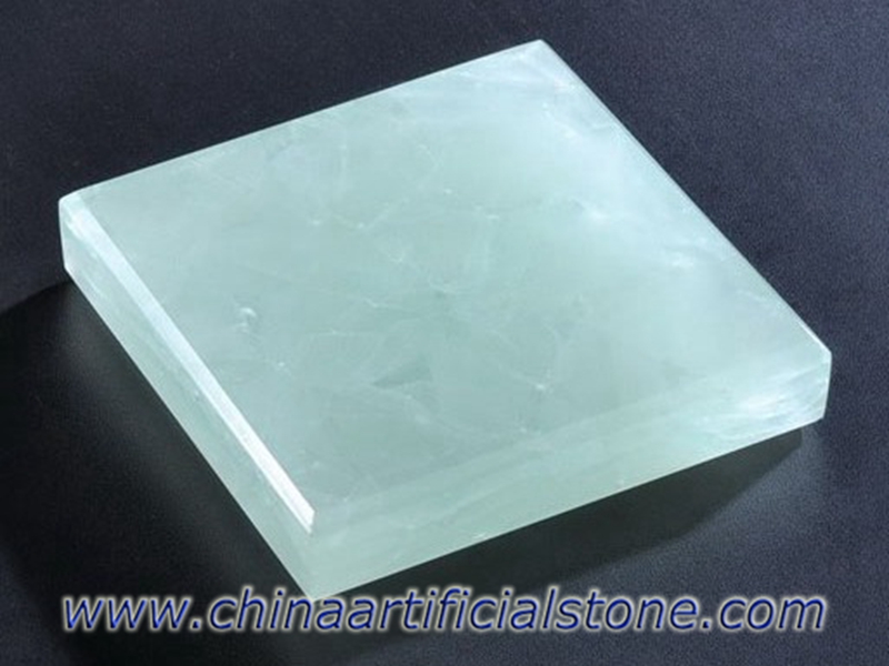 Ice Green Jade Glass2 Recycled Glass Stone Slabs