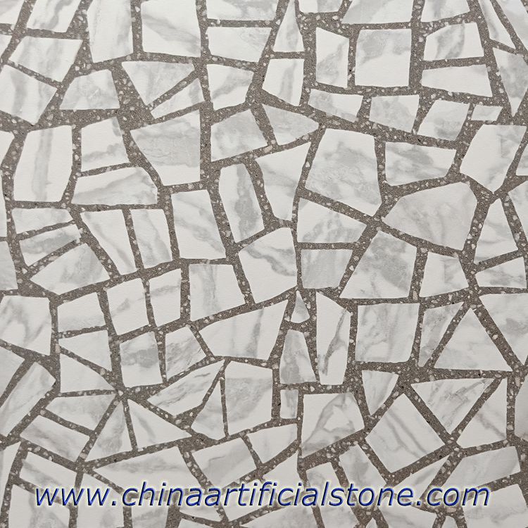 Large Aggregate Terrazzo Look Porcelain Tiles