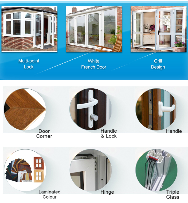 pvc door fitting detailed drawing