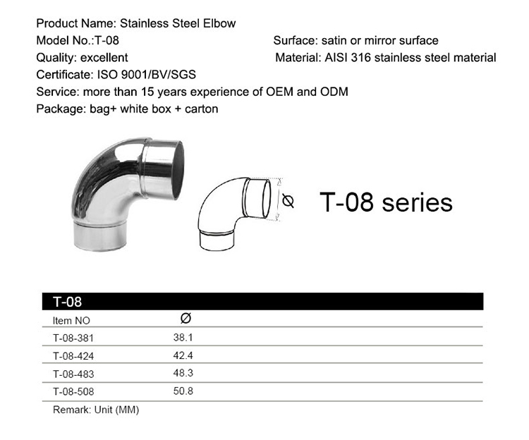 90 Degree Tube Connectors & Elbows