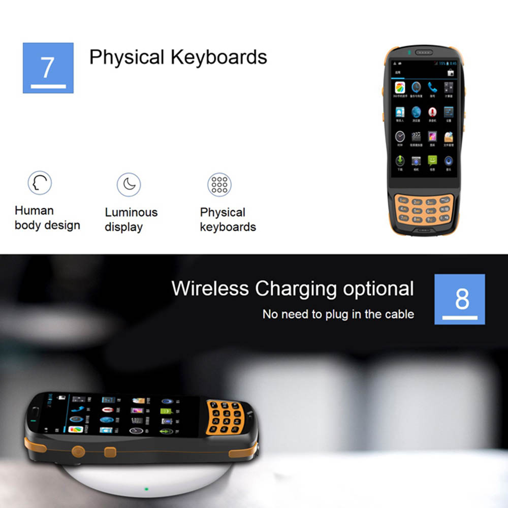 Android PDA supports wireless charging