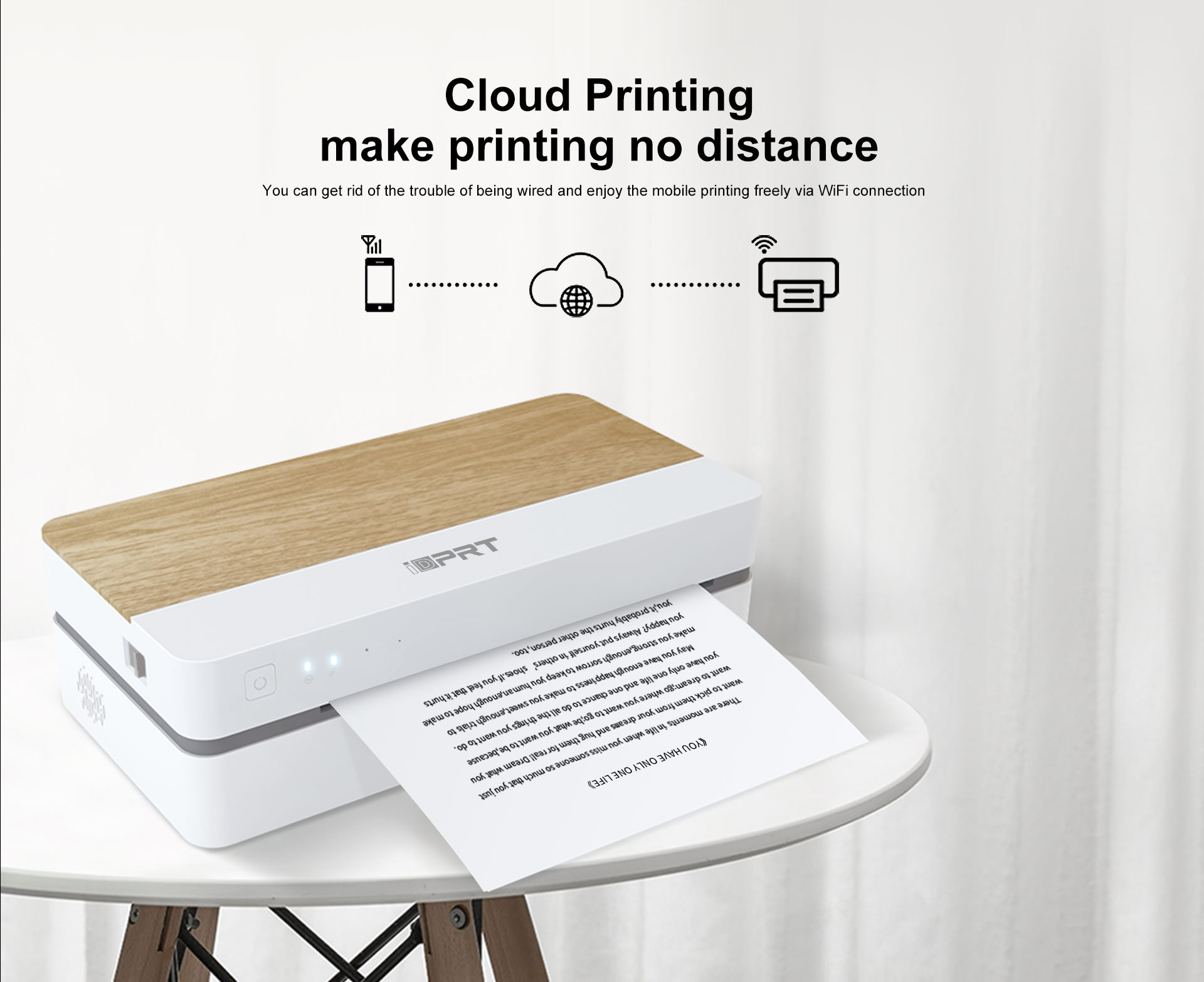 Direct thermal home printer