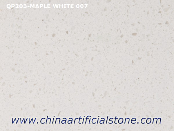 Maple White Quartz Stone Slabs for Countertops