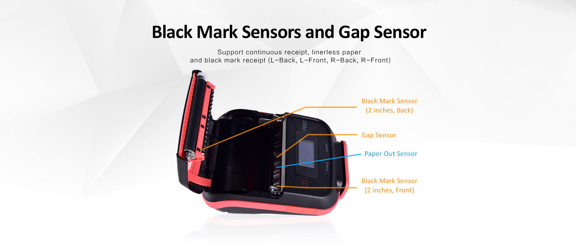 58mm Portable Wireless label printer 