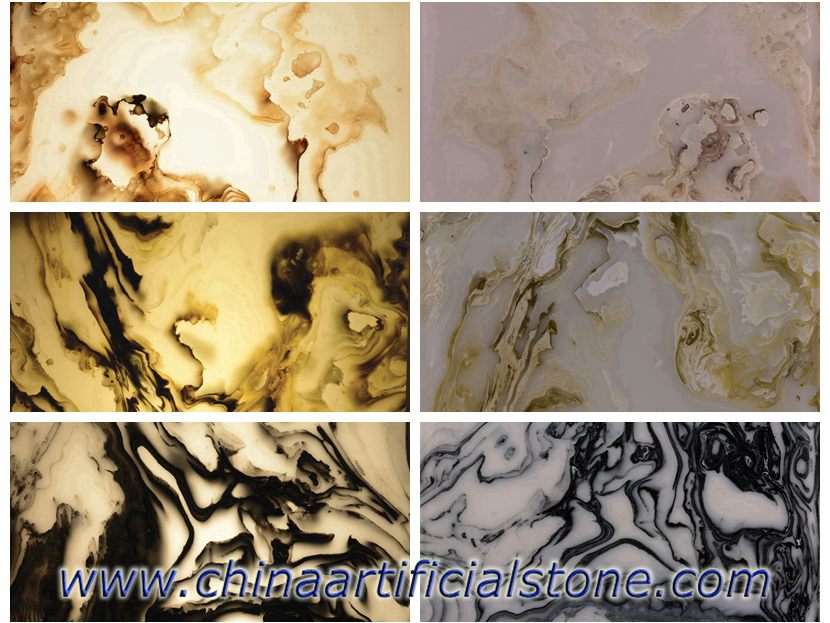 Artificial Onyx Faux Onyx Engineered Backlit Stone Panels