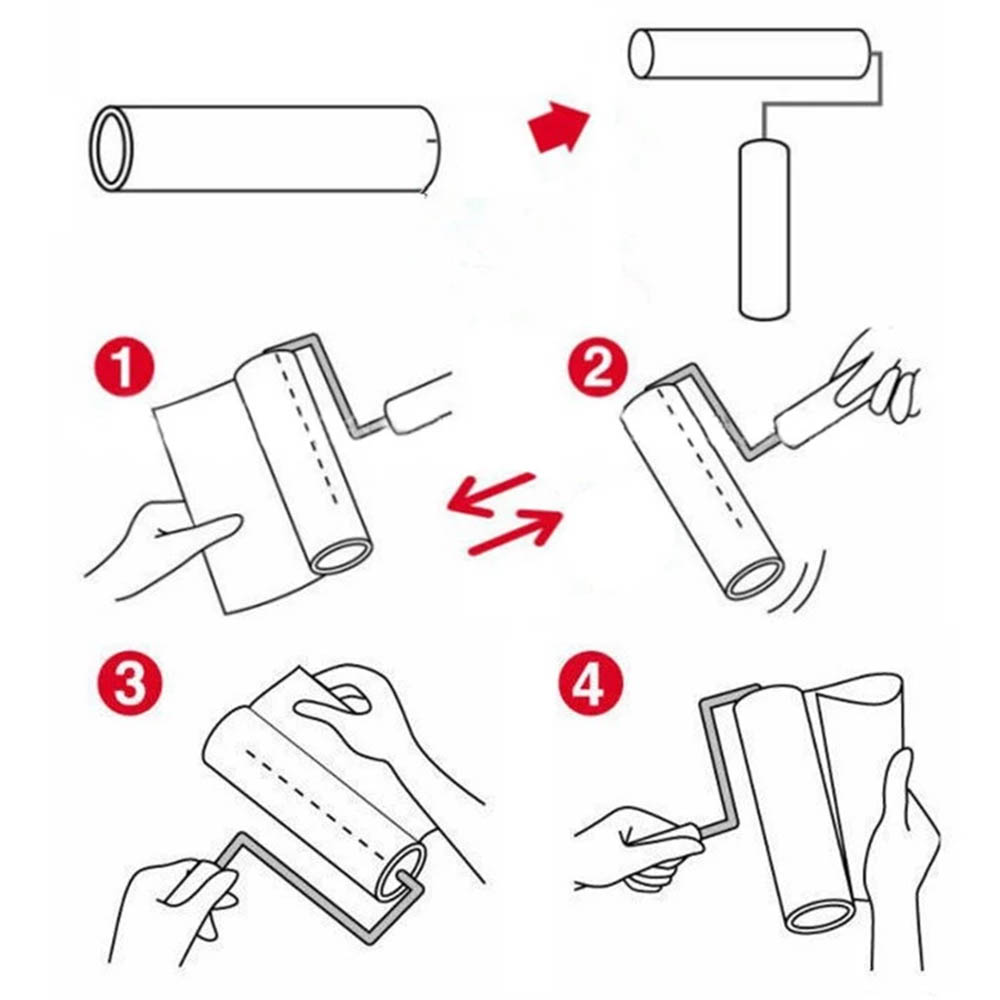 6 Inch Disposable Clean Room PE Sticky Roller