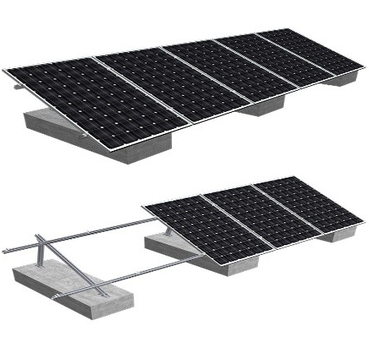 Adjustable Angle Rooftop Solar Mounting System III