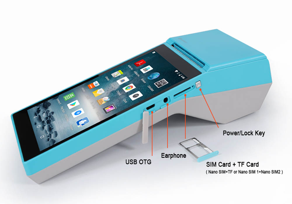 4G Handheld android retailing shop pos