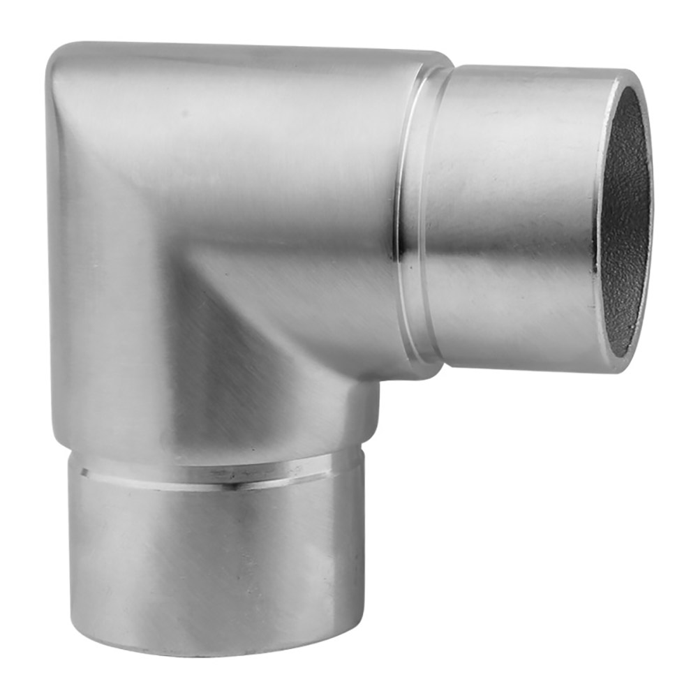 Wholesale Balustrade Accessories Fitting 90 Degree Groove Elbow 316 Stainless Steel