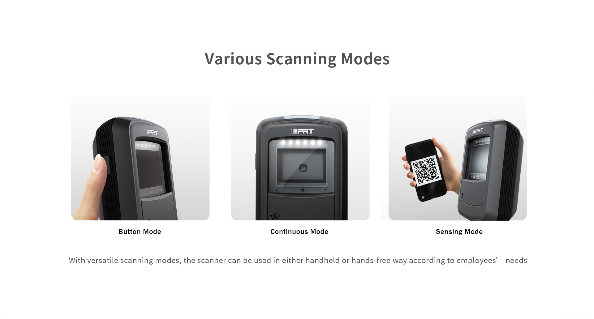 Stationary barcode printer