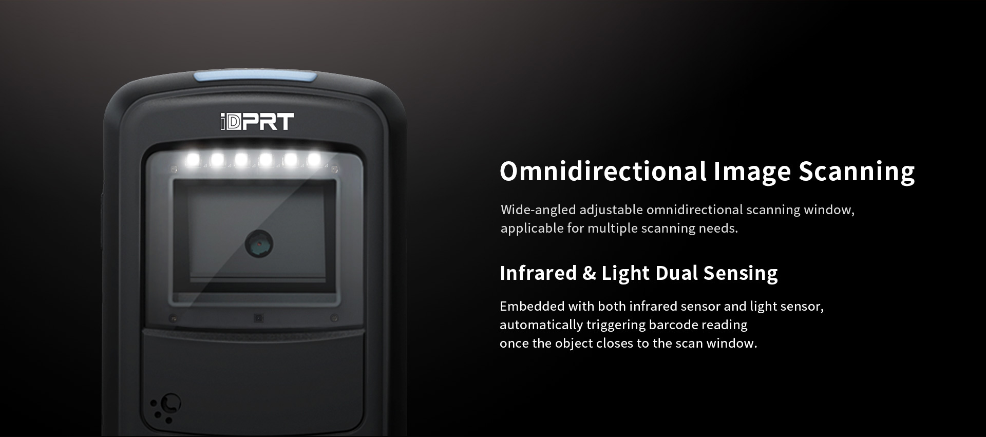 Fixed 2D barcode scanner