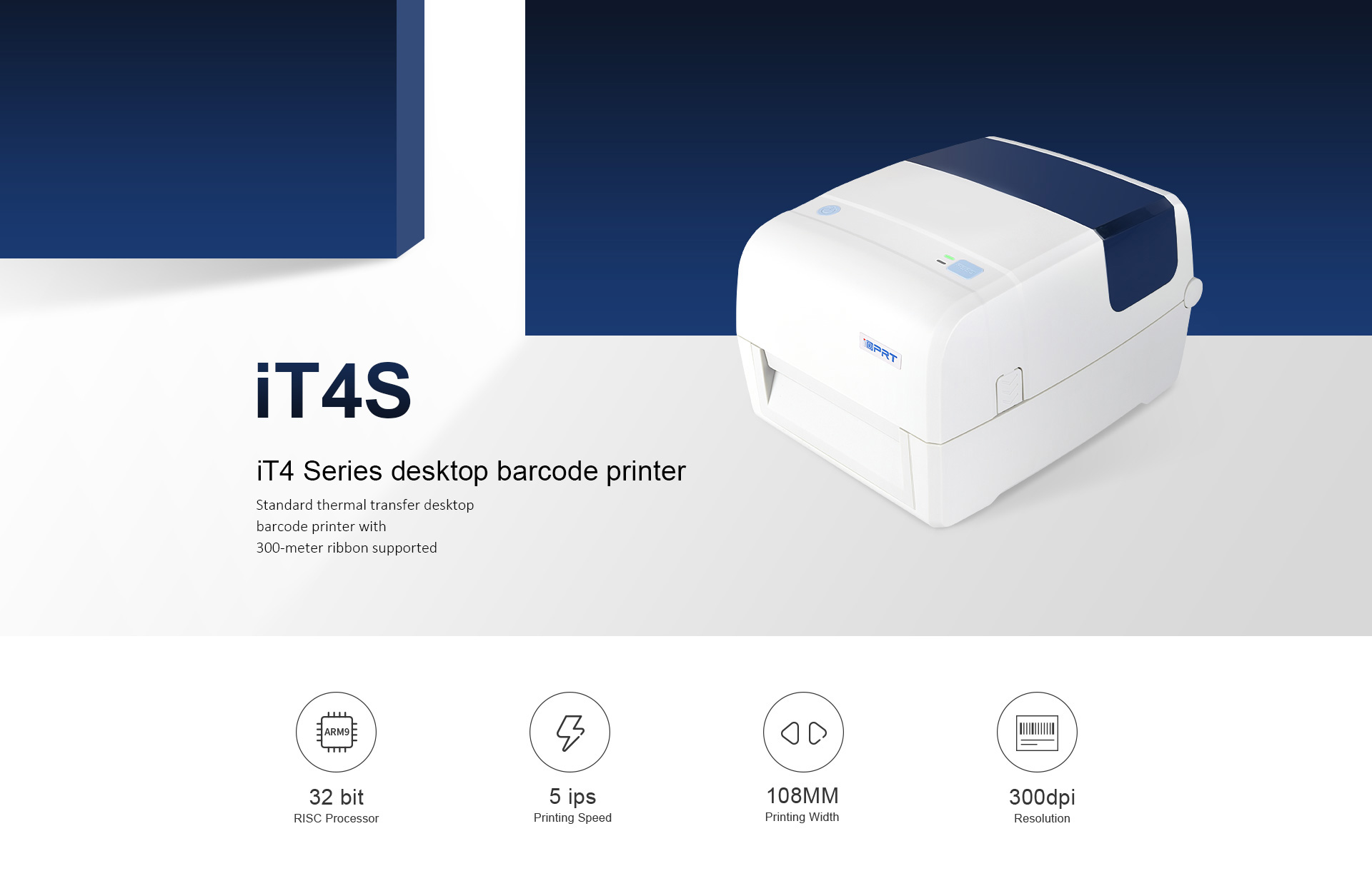 desktop thermal transfer barcode label printer