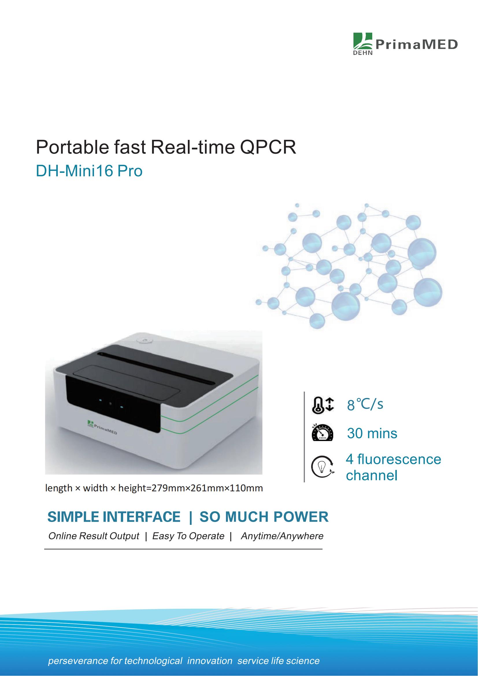 Portable Fast Real time QPCR