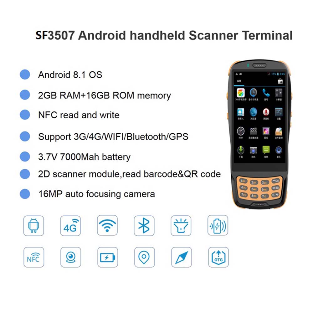 4G Barcode scanner 