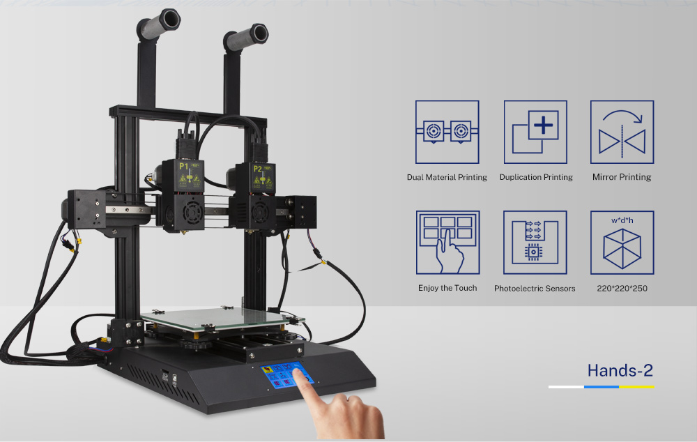 TENLOG Hands 2 DMP 3D Printer Function