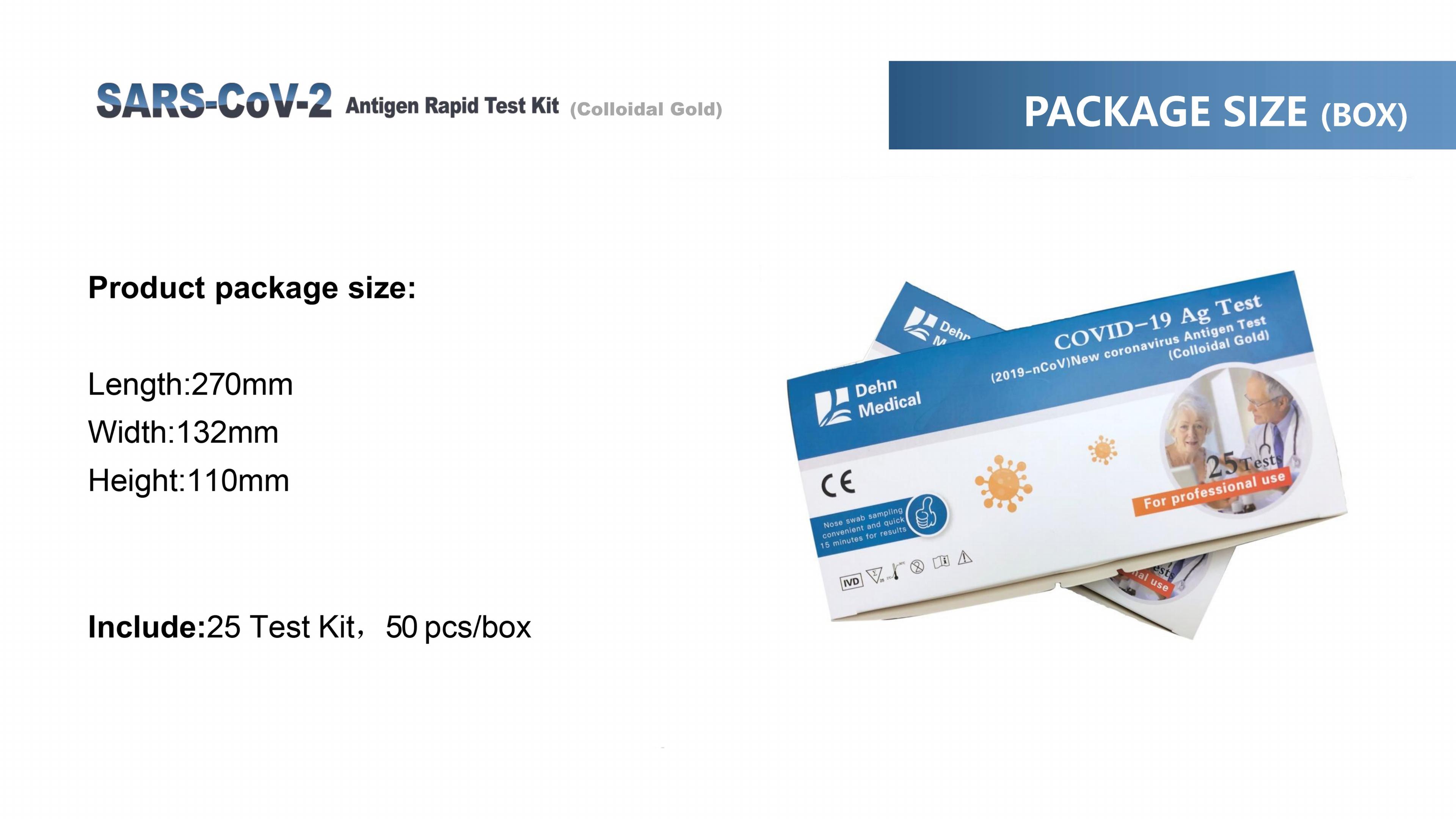 5tests/Nasal swab Antigen Test(Colloidal Gold)