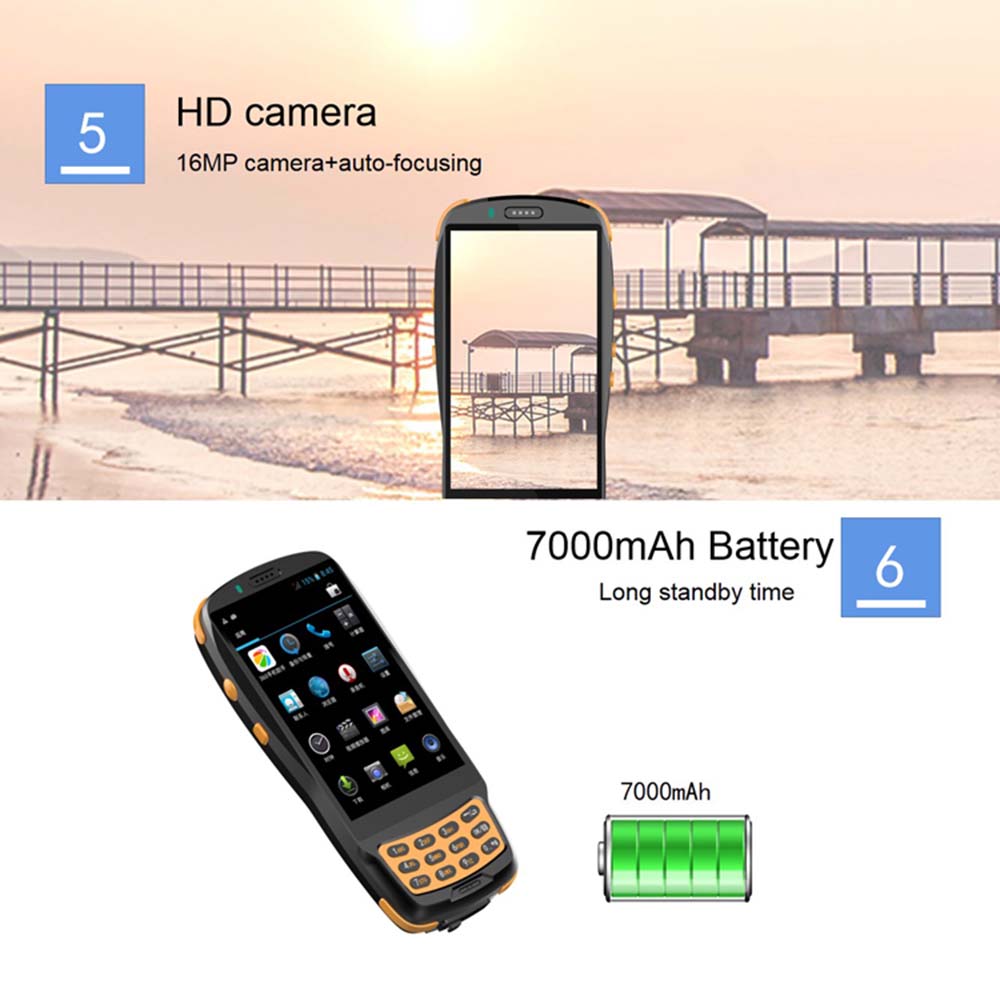 Android barcode scanner with physical key