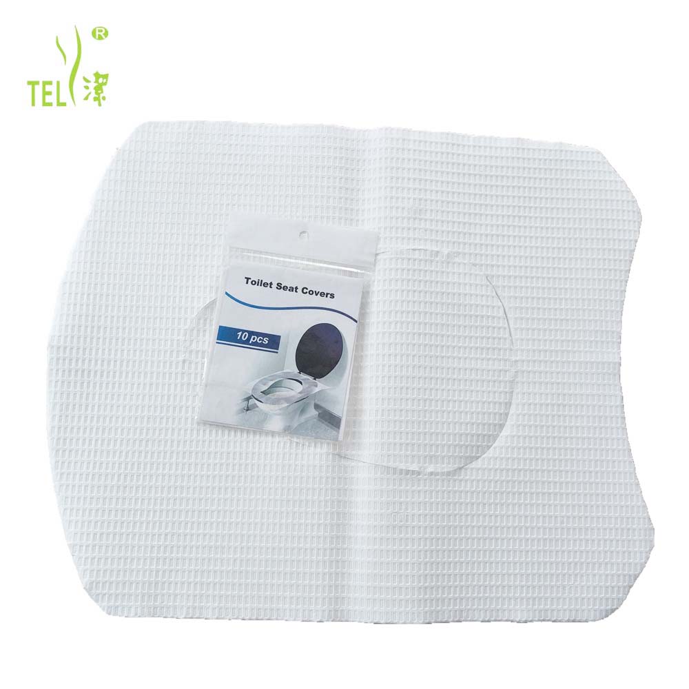 Disposable waterproof biodegradable toilet seat covers