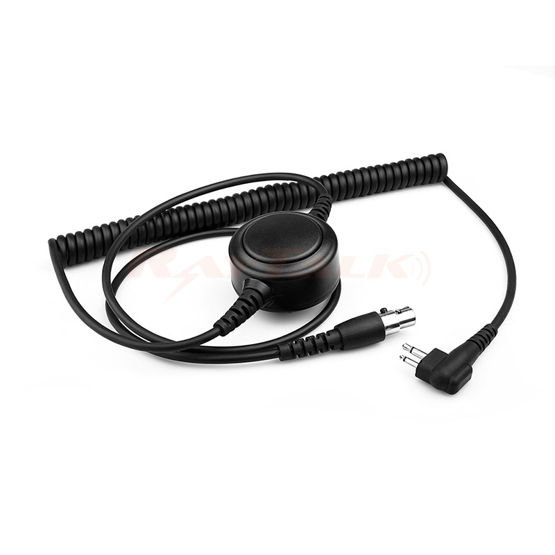 QD-Quick Connect Disconnect Cable XLR 5 pin Mini plug Replacement Coil Cord for heavy duty Headsets