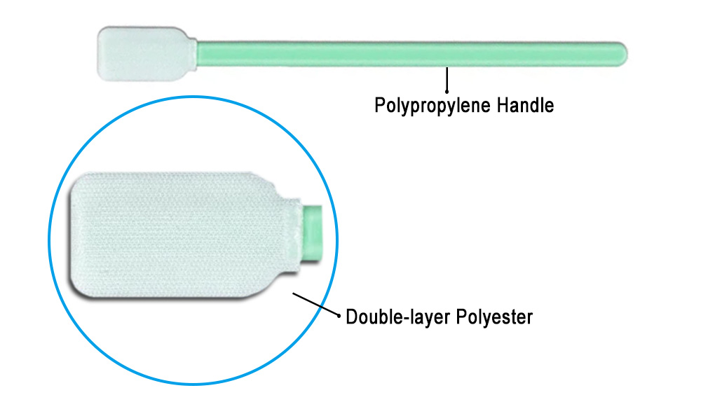 Printer Cleaning Double Layer Polyester Swabs