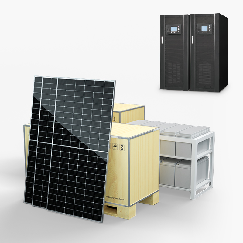 The Off Grid Solar Panel Kits PV System For Commercial Factory Use