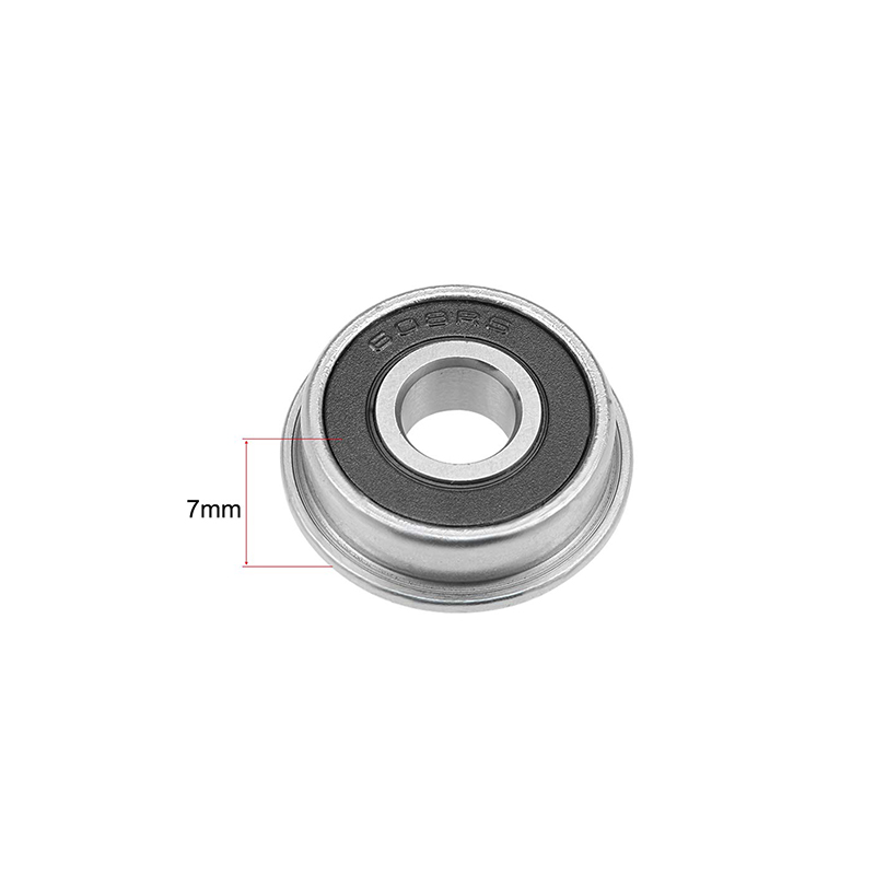 Flange Ball Bearings F608-2RS 8 x 22 x 7 mm Rubber Sealed