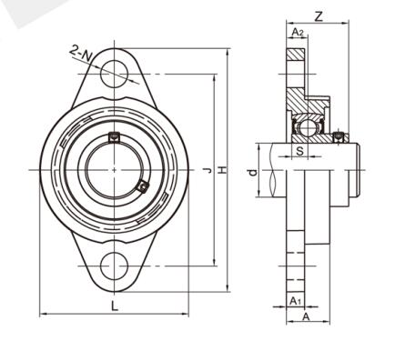 Stainless Steel Miniature Units SSKFL003