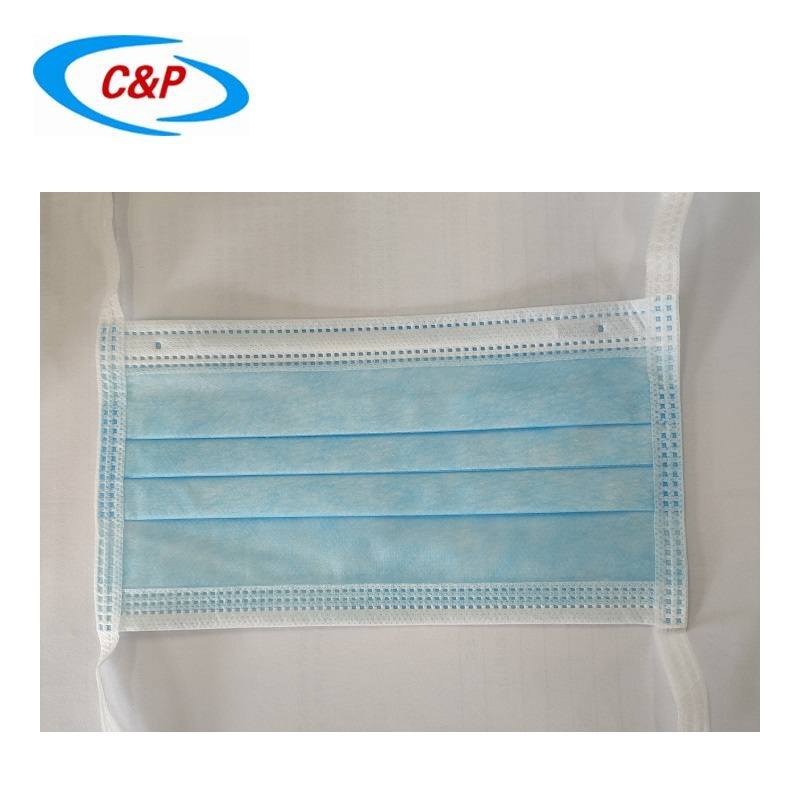 Disposable Medical Face Mask with Tie-on Manufacturer