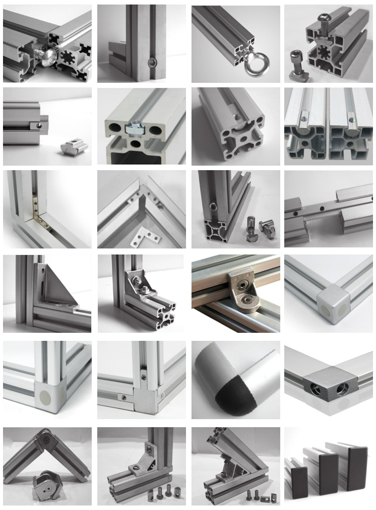 round aluminum extrusion profiles