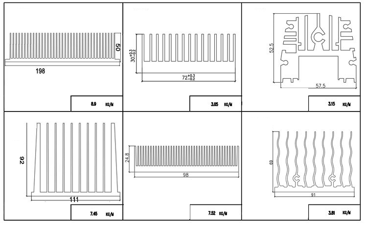 extrusion aluminum heatsink