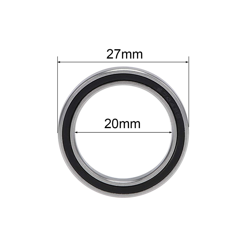 6704-2RS Thin Section Bearings 20 x 27 x 4 mm Double Rubber Seals GCr15