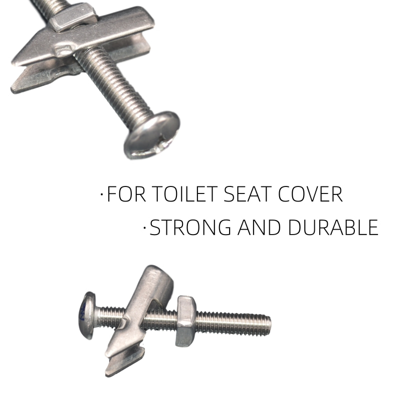 Topmount Toilet Seat Stainless Steel Screw Kit