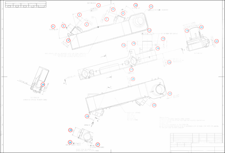 Mould 2D Drawing 