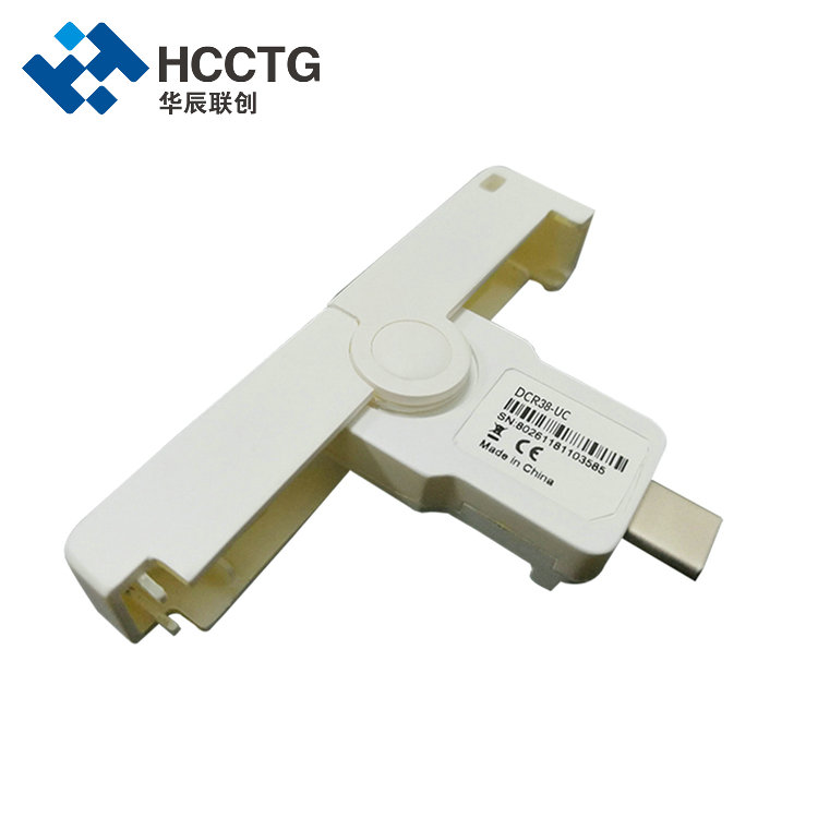 Reversible USB Type C Connector Contact Smart Card Reader DCR38-UC