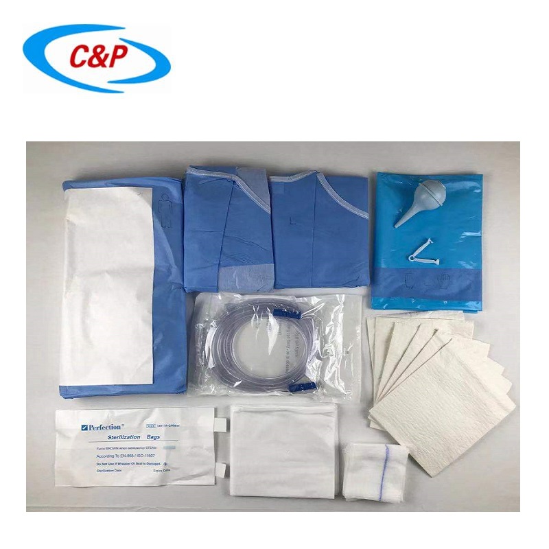 Disposable Sterilized Surgical Drape C-section Pack