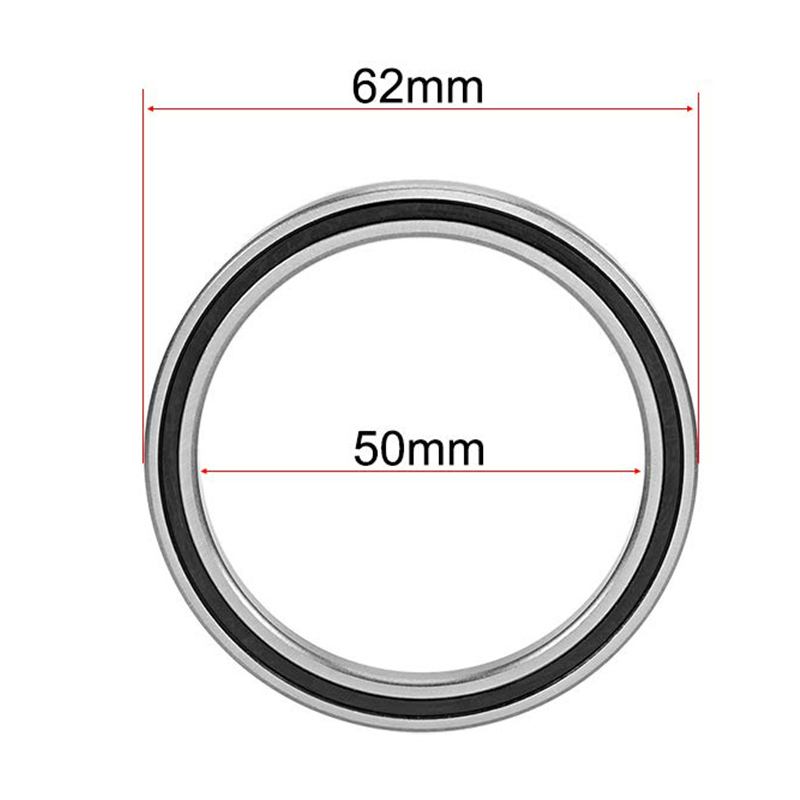Extra Thin 6710-2RS Ball Bearings 50mm x 62mm x 6mm Double Sealed Chrome Steel Bearing Factory Supply